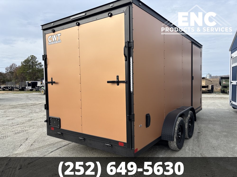 7x16 Covered Wagon Enclosed Cargo
