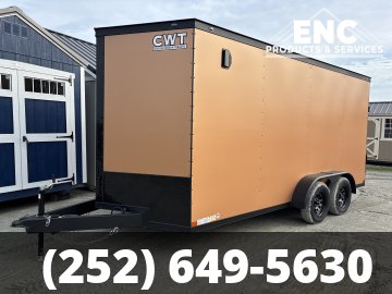 7x16 Covered Wagon Enclosed Cargo