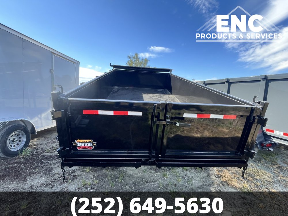 7x14 Prospector Trailers Dump 14K Telescopic Ram Dump Trailer