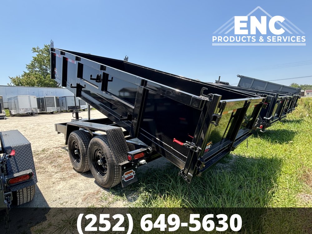 7x14 Prospector Trailers Dump 14K Telescopic Ram Dump Trailer