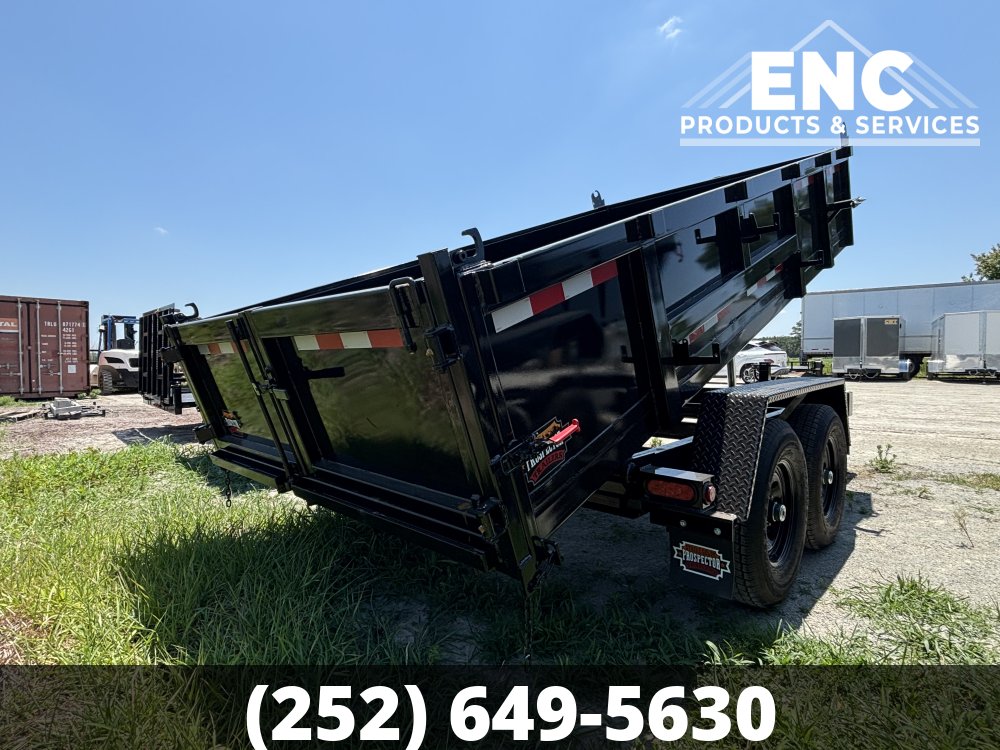 7x14 Prospector Trailers Dump 14K Telescopic Ram Dump Trailer