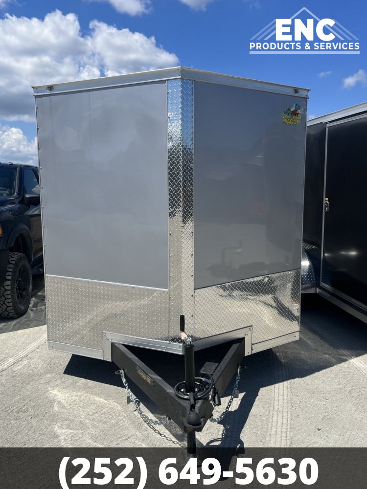 7x16 Covered Wagon Trailers Enclosed Cargo