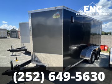7x14 Covered Wagon Trailers Enclosed Cargo
