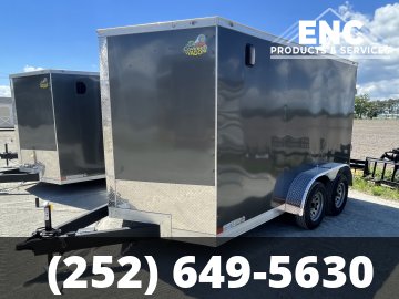 7x12 Covered Wagon Trailers Enclosed Cargo