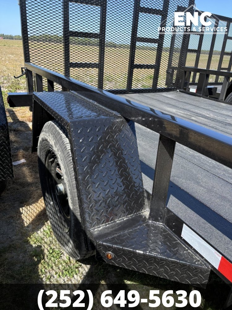 6.5x10 Prospector Trailers Utility 3.5K Trailer with Cobra-Lined Deck
