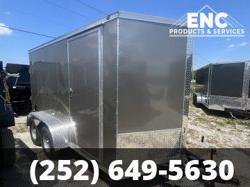 6x12 Covered Wagon Trailers Enclosed Cargo Tandem Axle