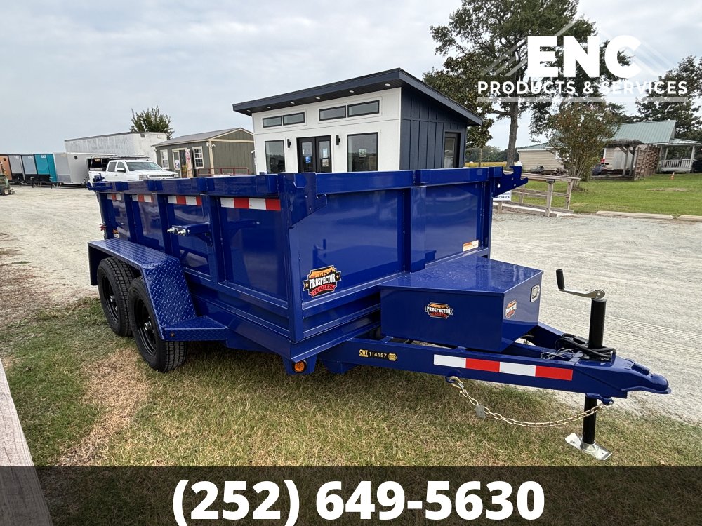 6'x10' Prospector Trailers Dump 10K Blue