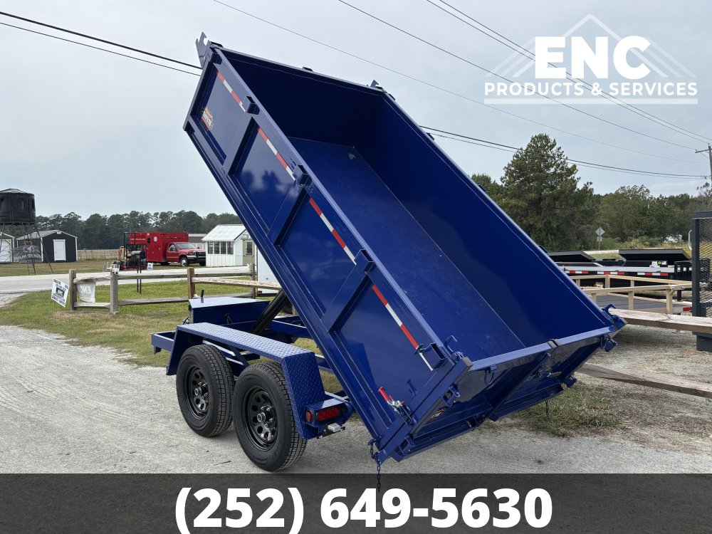 6'x10' Prospector Trailers Dump 10K Blue