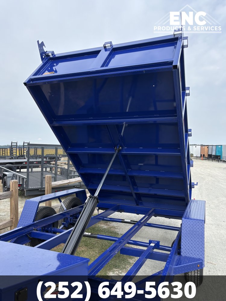 6'x10' Prospector Trailers Dump 10K Blue