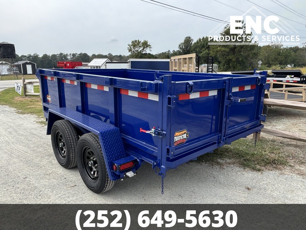 6'x10' Prospector Trailers Dump 10K Blue