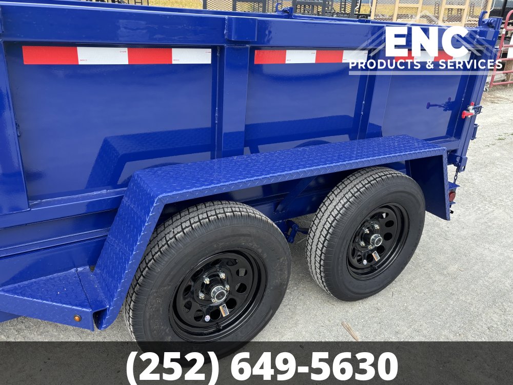 6'x10' Prospector Trailers Dump 10K Blue