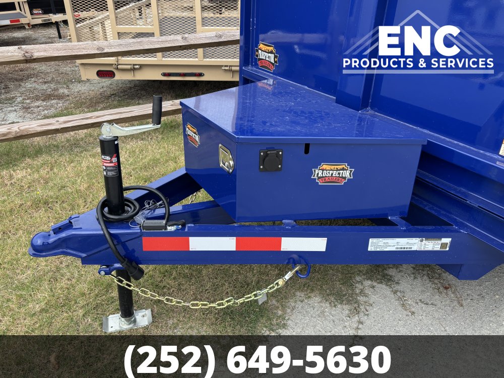 6'x10' Prospector Trailers Dump 10K Blue