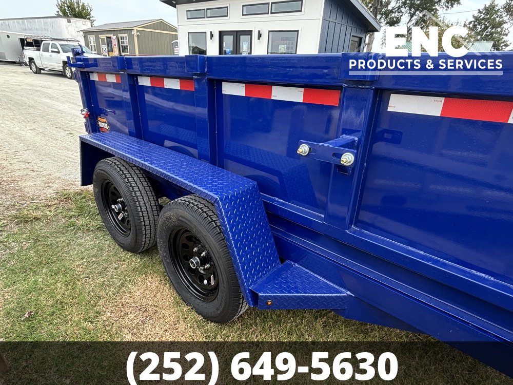 6'x10' Prospector Trailers Dump 10K Blue