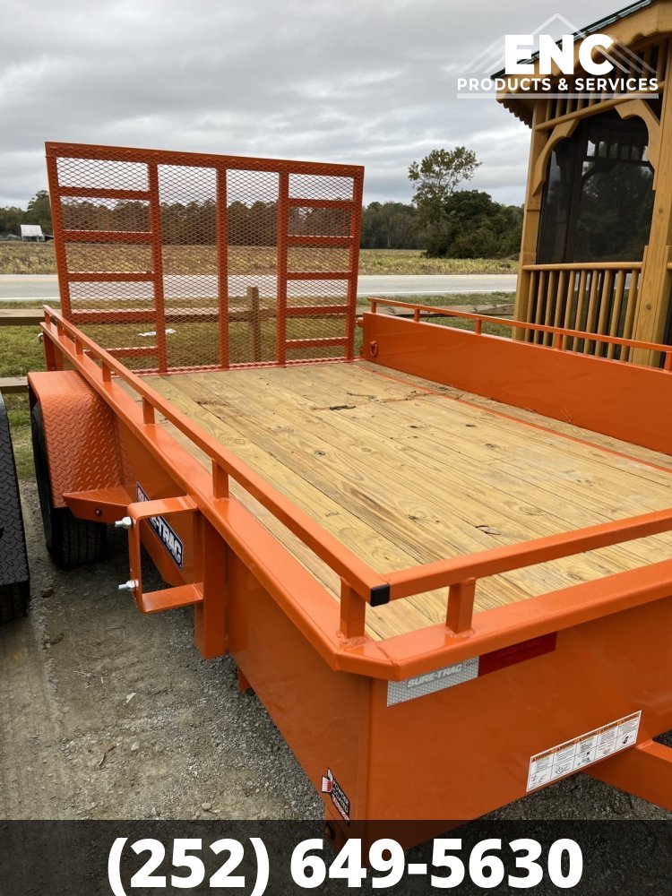 2024 7x12 Sure-Trac Utility Trailer with Steel High Sides