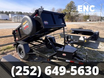 5'x8' CWT Prospector 6K Hydraulic Dump Trailer