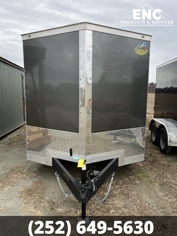 7x14 Covered Wagon Trailers Enclosed Cargo