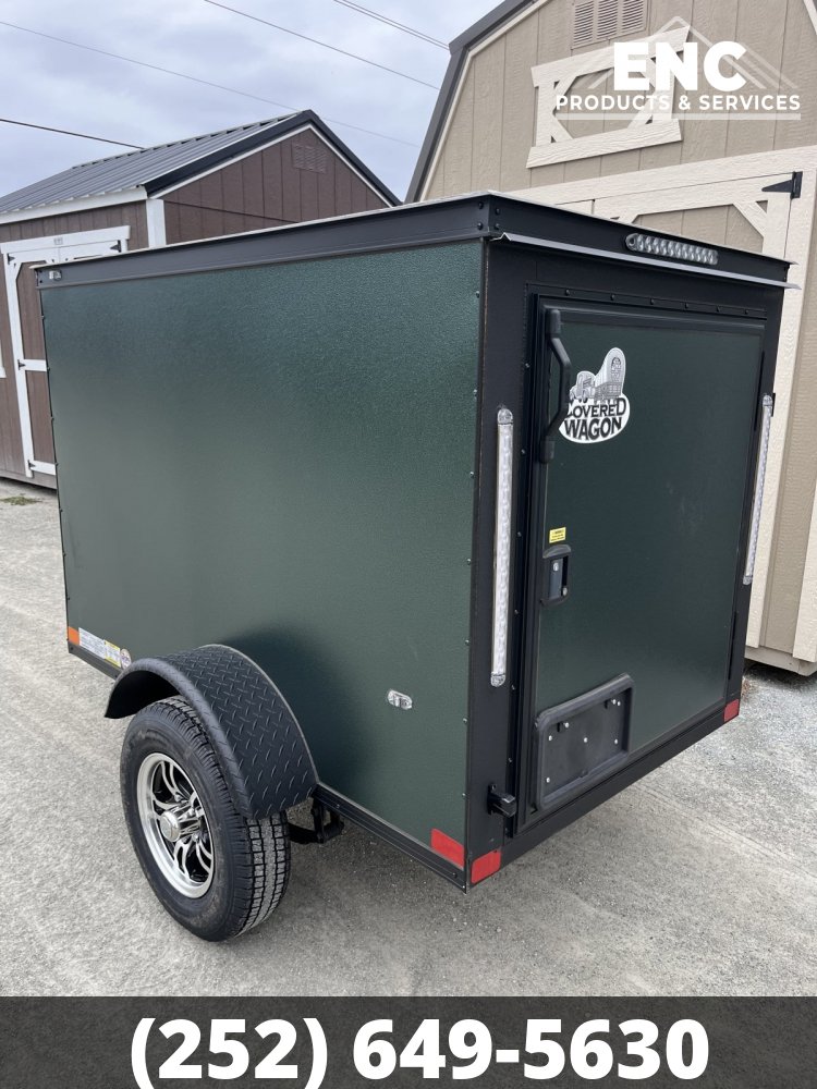 4x6 Covered Wagon Trailers Enclosed Cargo