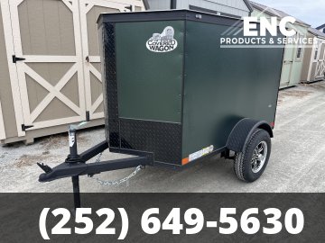 4x6 Covered Wagon Trailers Enclosed Cargo