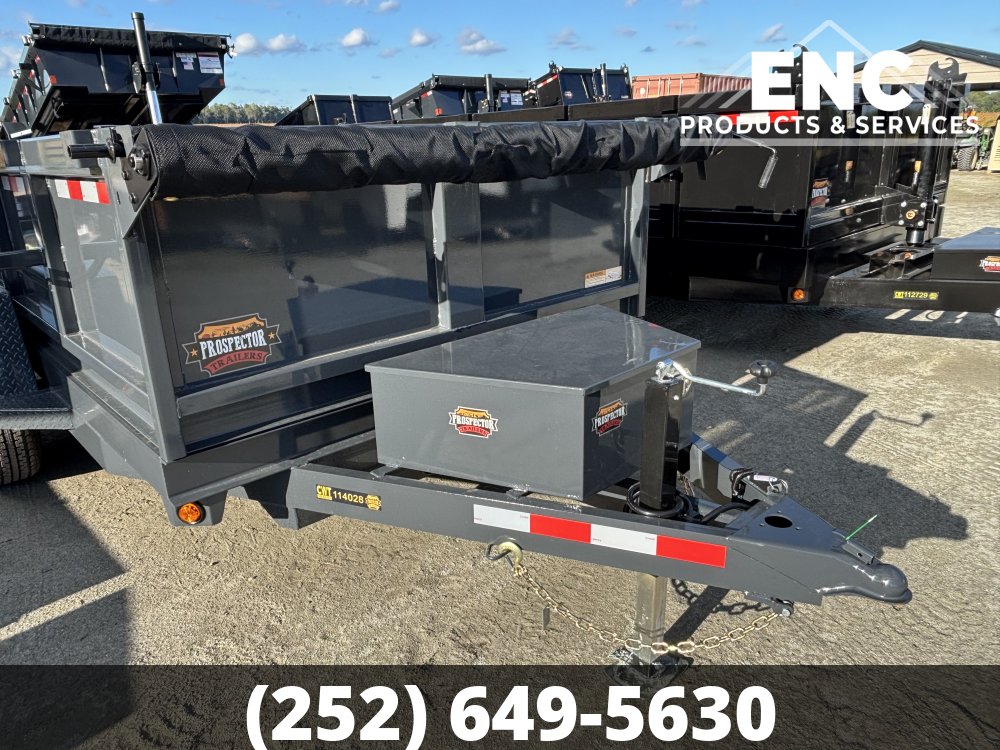 2027 6'x12' CWT Prospector 10K Dump Trailer with Tarp