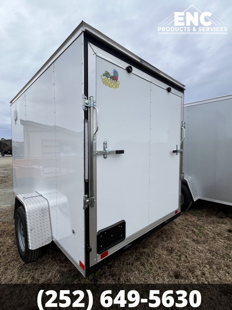 6x10 Covered Wagon Trailers Enclosed Cargo