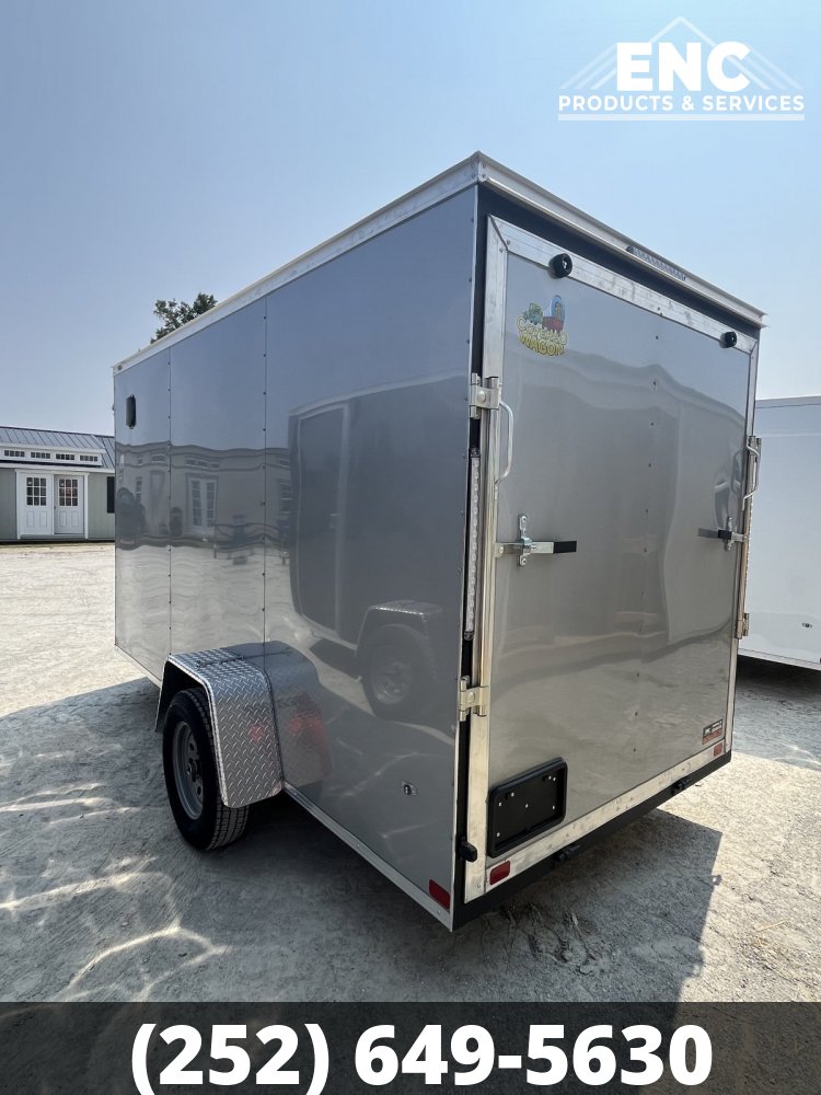 6x12 Covered Wagon Trailers Enclosed Cargo