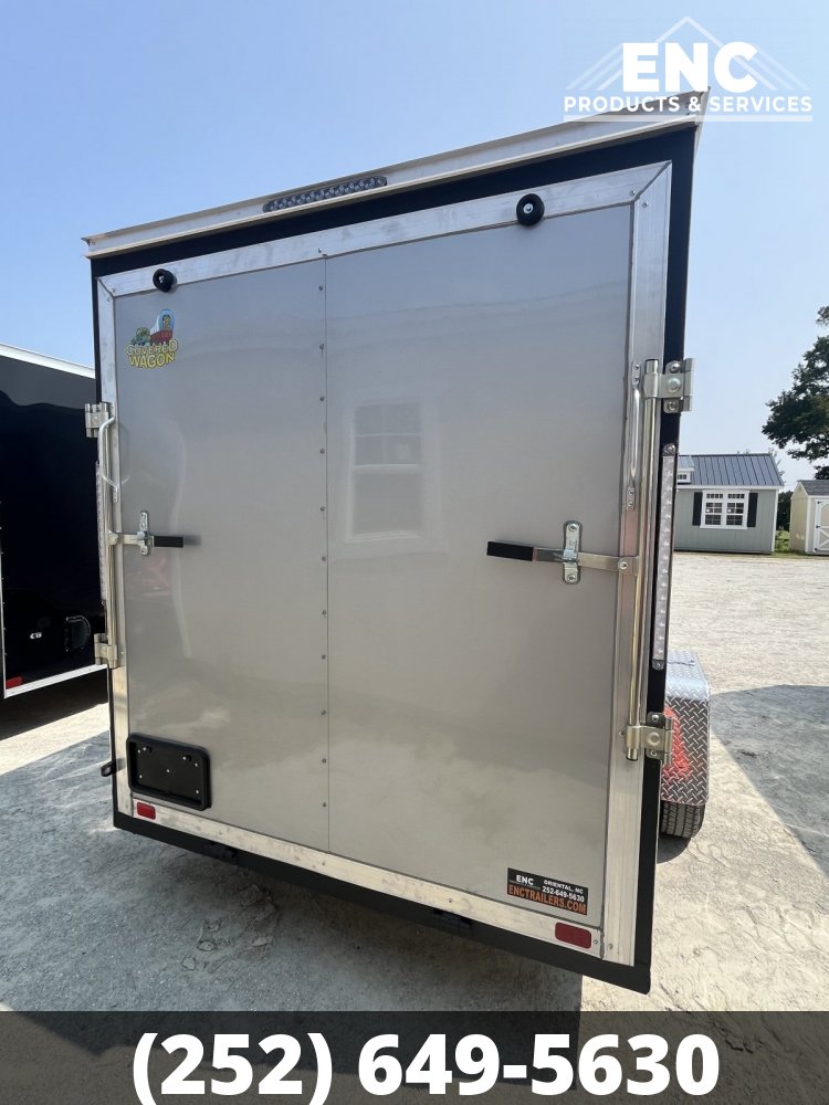 6x12 Covered Wagon Trailers Enclosed Cargo