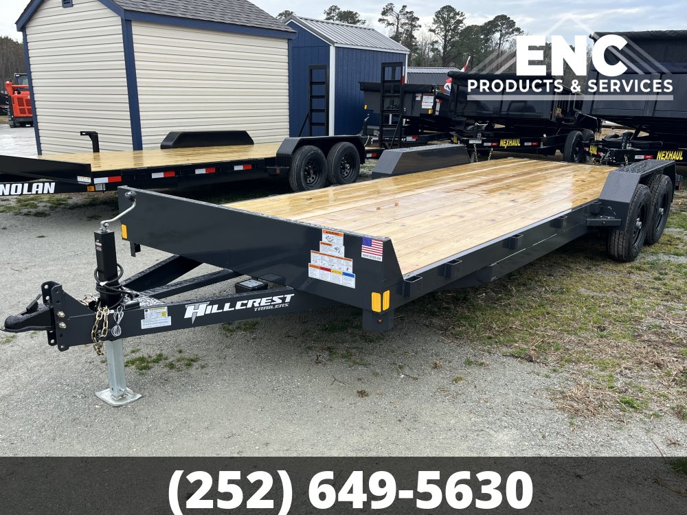 7x22 Hillcrest Flatbed Car Hauler