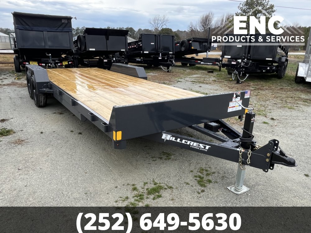 7x22 Hillcrest Flatbed Car Hauler