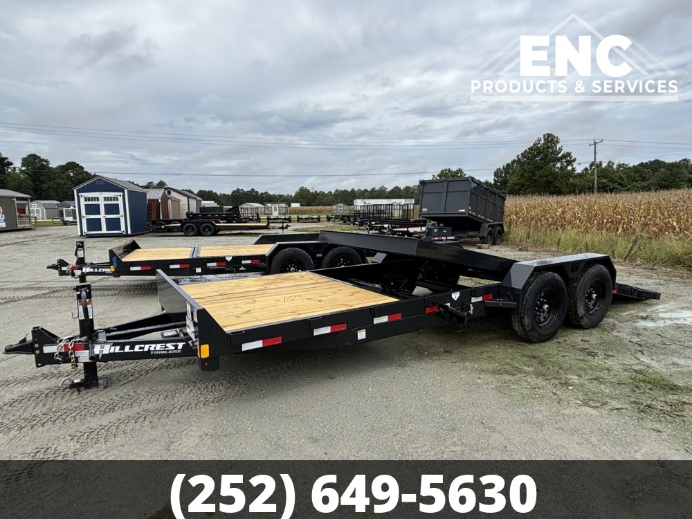 7x24 Hillcrest Tilt Deck / Equipment 15.4K Partial Tilt Trailer