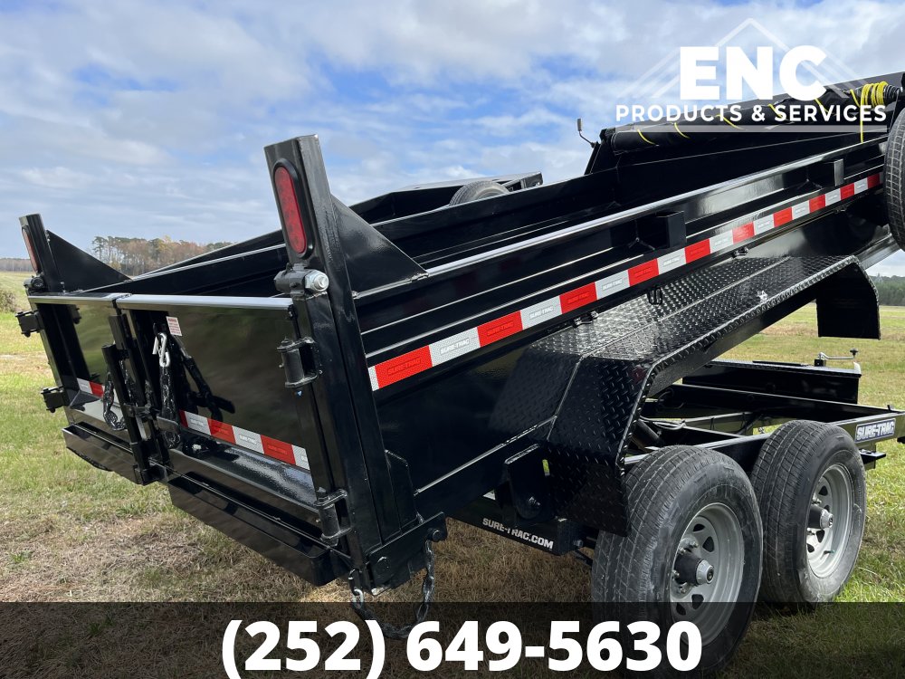 6x12 Sure-Trac Dump - 10K Dump Trailer