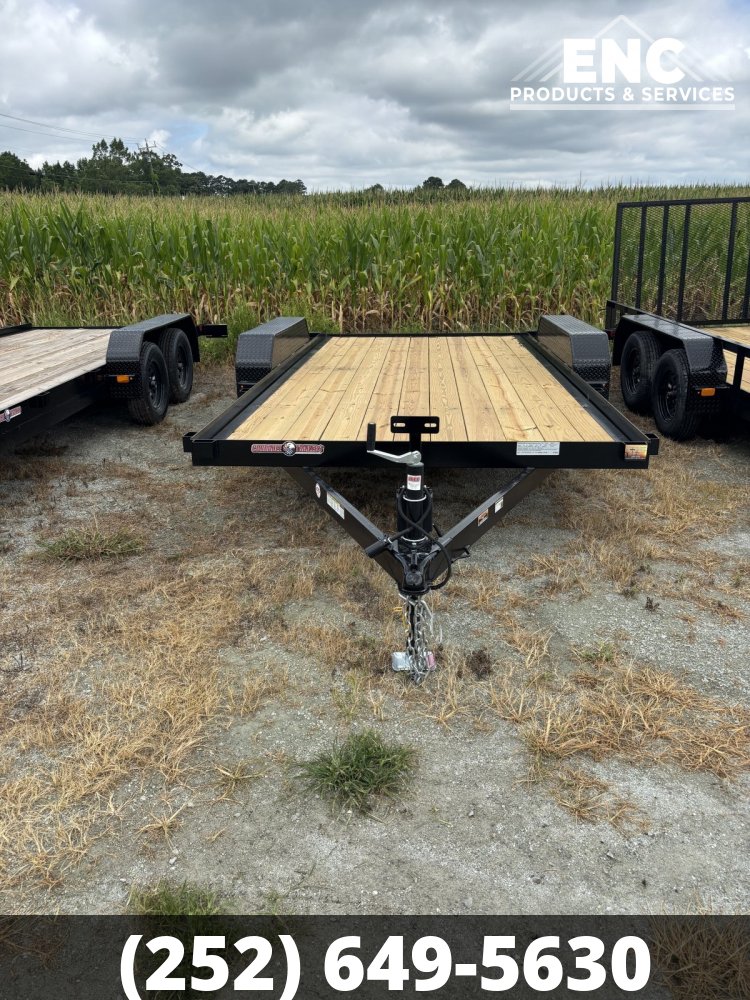 7x16 Currahee Trailers Flatbed Car Hauler