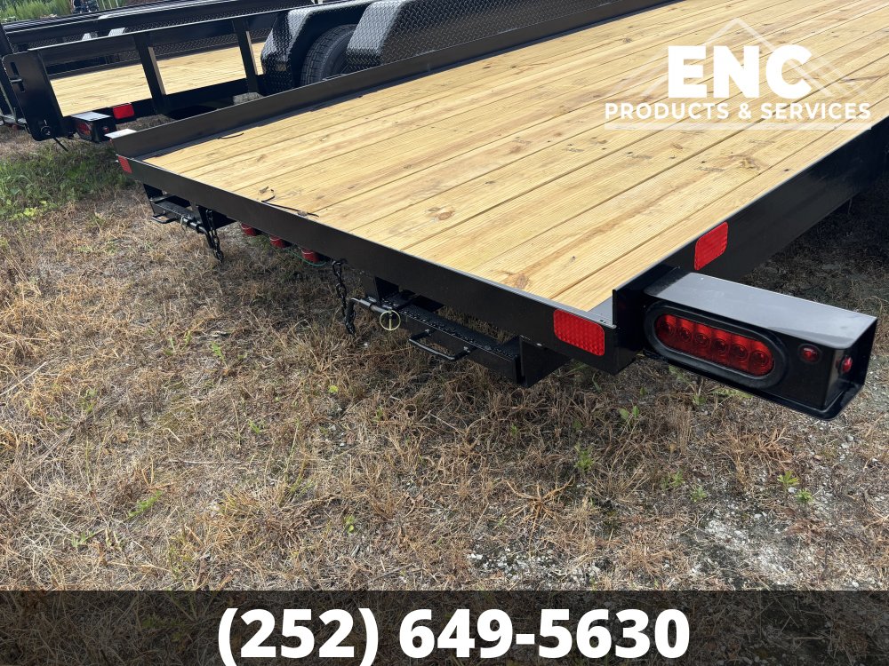 7x16 Currahee Trailers Flatbed Car Hauler