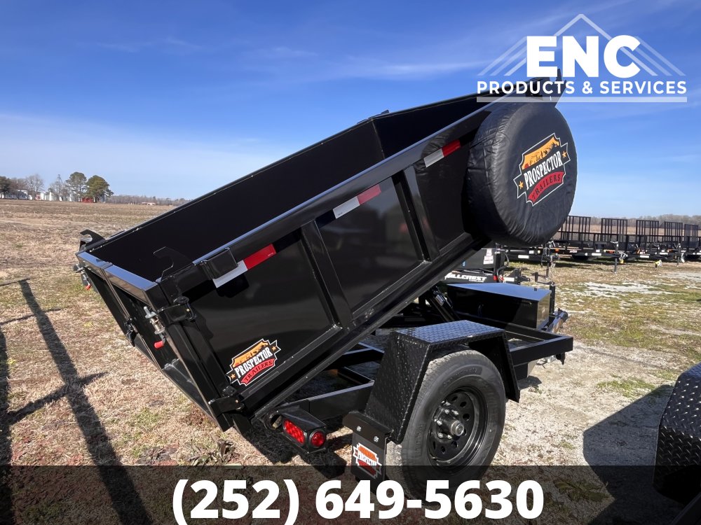 5x8 Prospector Trailers Dump