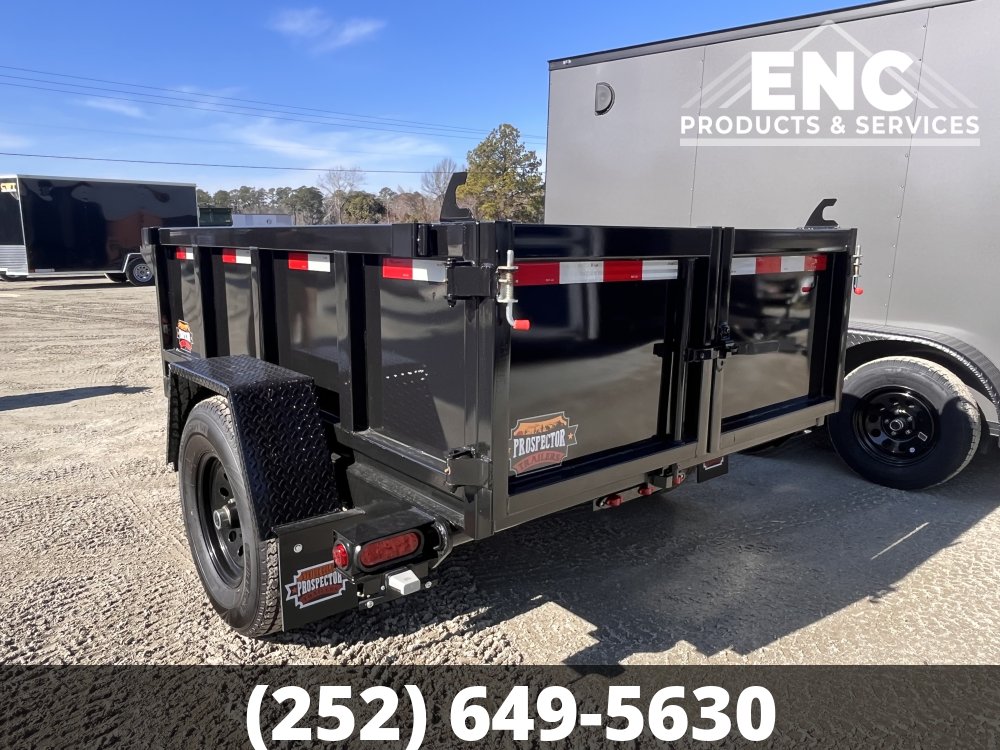 5x8 Prospector Trailers Dump