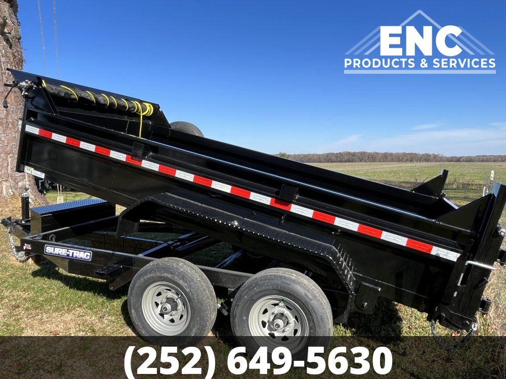 6x12 Sure-Trac Dump - 10K Dump Trailer