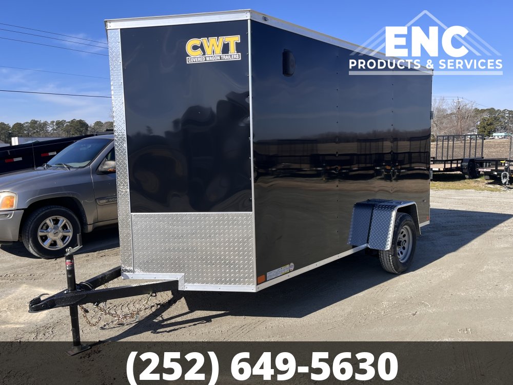 6x12 Covered Wagon Enclosed Cargo