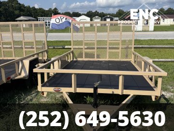 6.5x10 Prospector Trailers Utility 3.5K Trailer with Cobra-Lined Deck