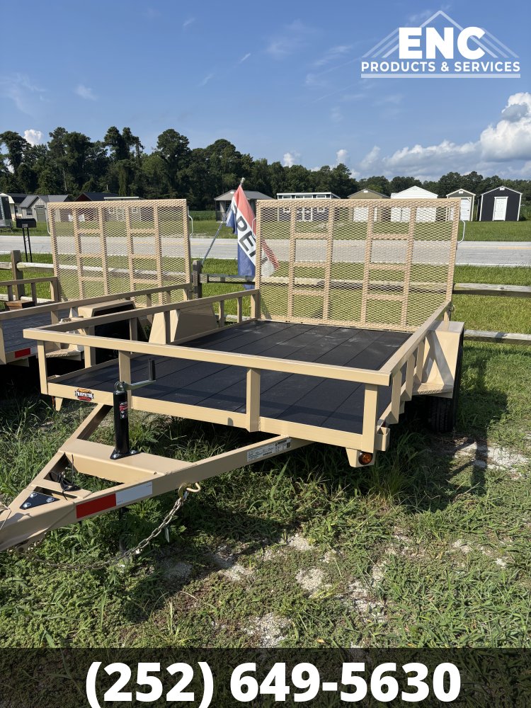 6.5x10 Prospector Trailers Utility 3.5K Trailer with Cobra-Lined Deck