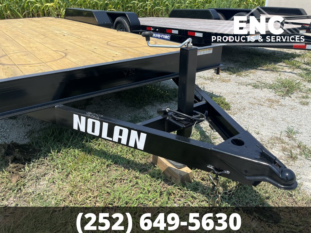 7x20 Nolan MFG Flatbed Car Hauler