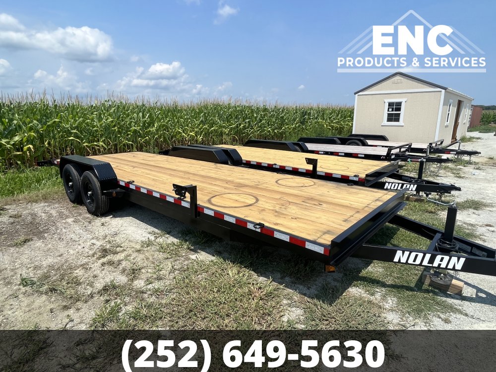 7x24 Nolan MFG Flatbed Car Hauler