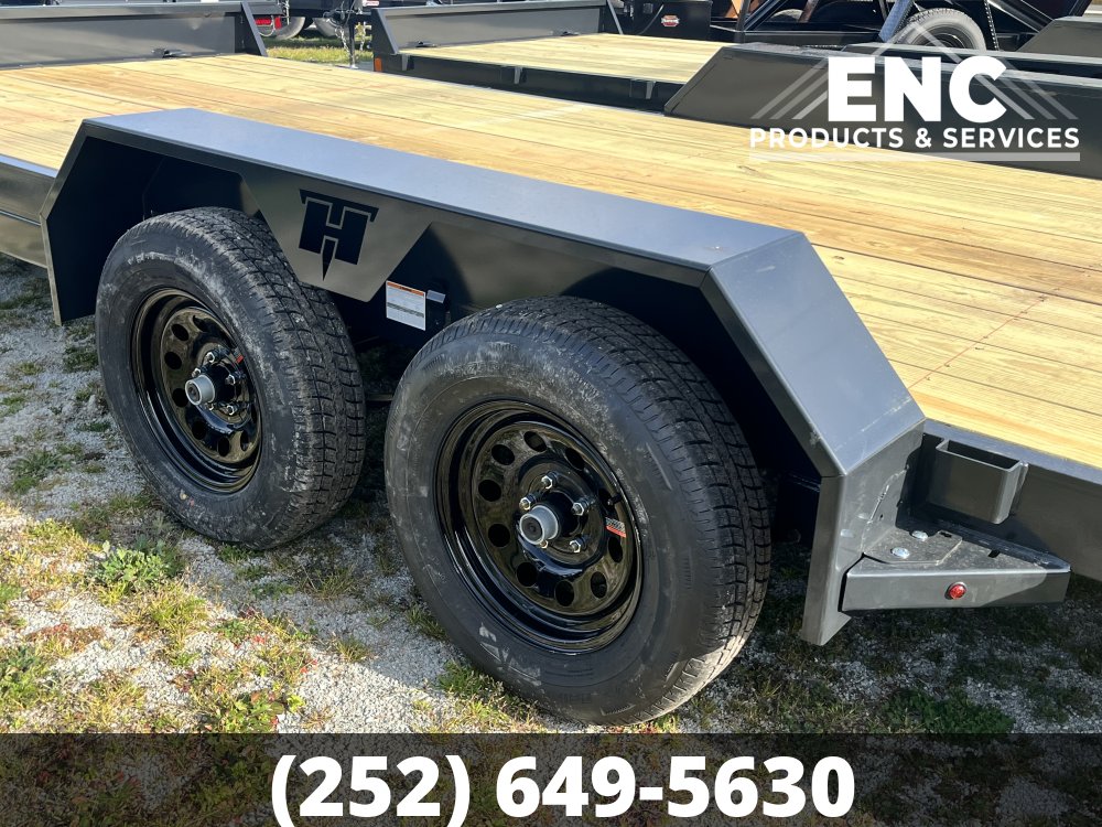 7x18 Hillcrest Flatbed Car Hauler