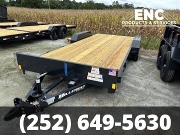 7x20 Hillcrest Flatbed Car Hauler