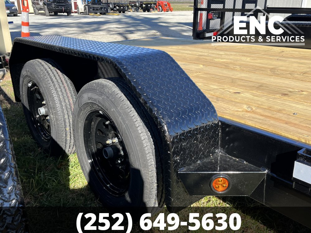 2024 7x20 Nolan Manufacturing Flatbed Car Hauler Trailer