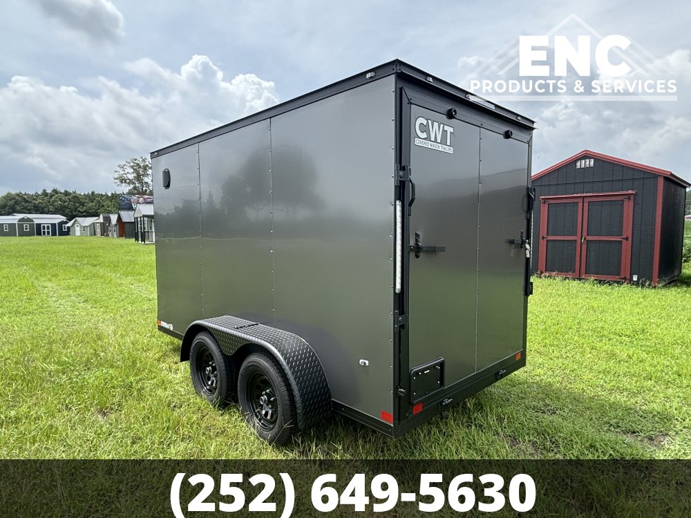 6x12 Covered Wagon Enclosed Cargo