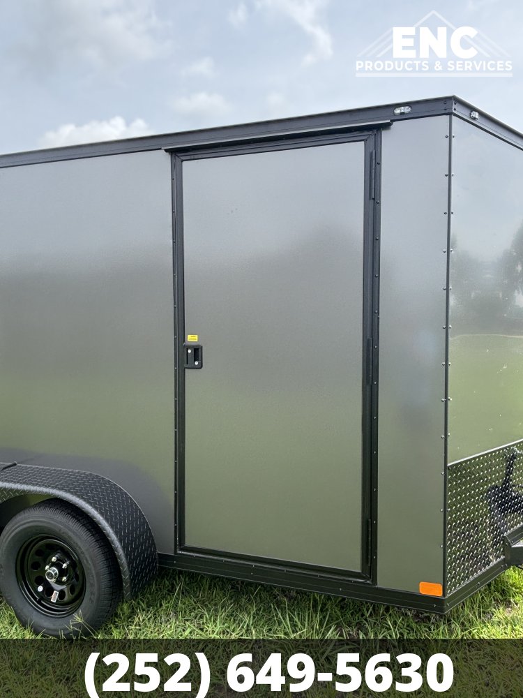6x12 Covered Wagon Enclosed Cargo