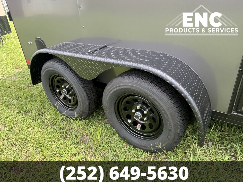 6x12 Covered Wagon Enclosed Cargo