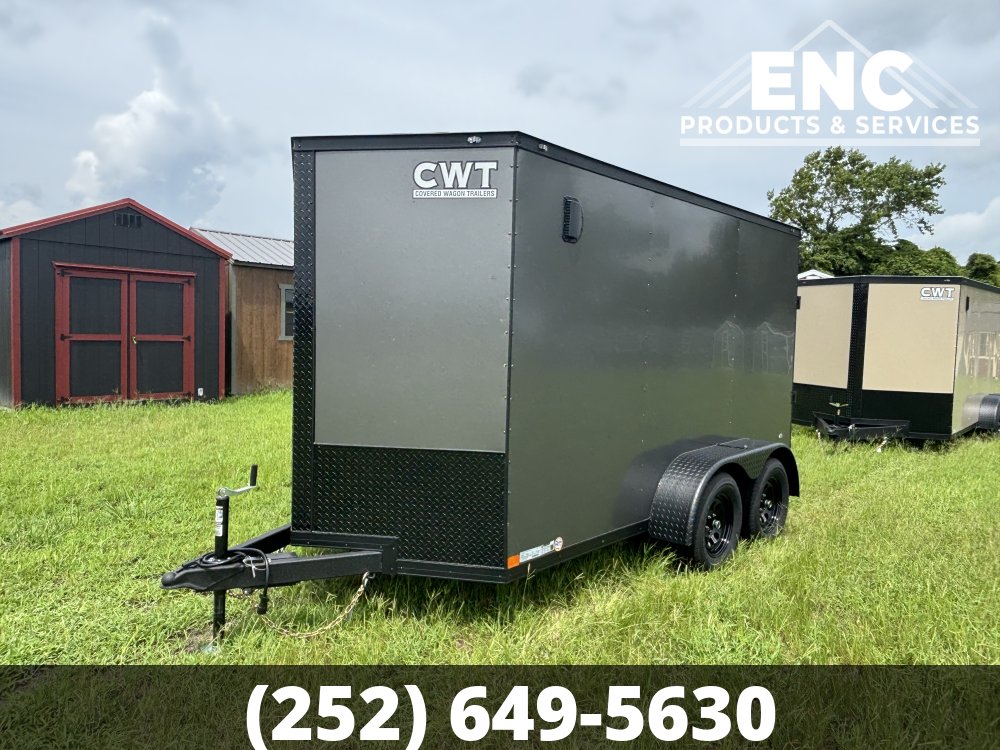 6x12 Covered Wagon Enclosed Cargo