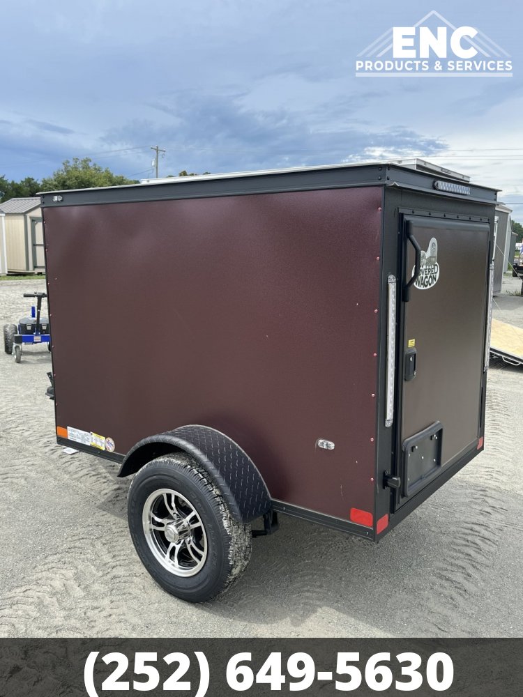 4x6 Covered Wagon Trailers Enclosed Cargo