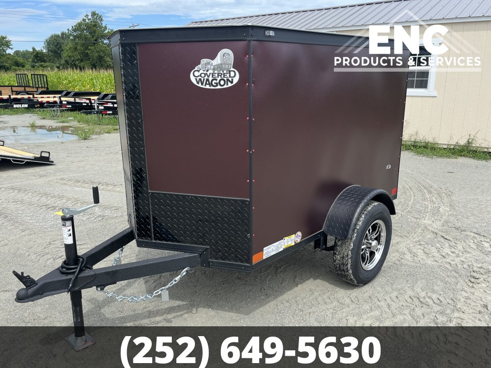 4x6 Covered Wagon Trailers Enclosed Cargo