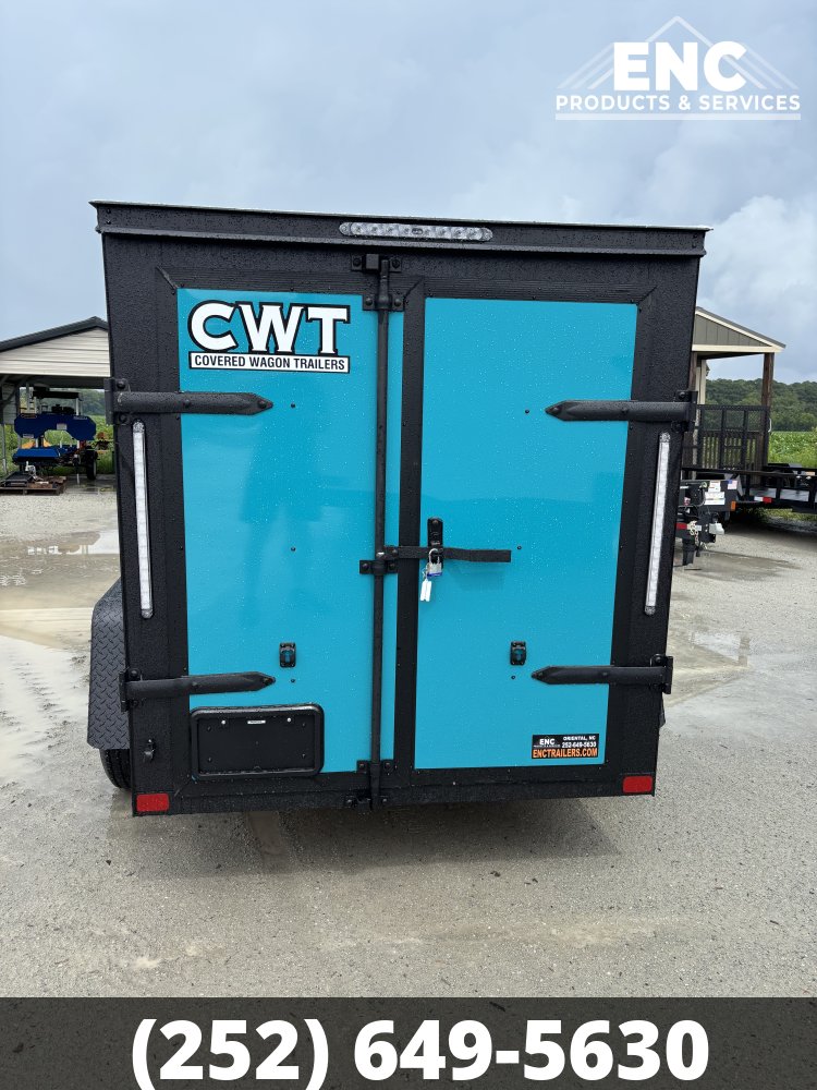 5x8 Covered Wagon Enclosed Cargo